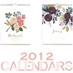 RIFLE PAPER * 2012 CALENDAR SALE